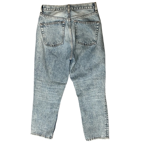 Topshop Light Blue Straight Jeans Size 25 Length 30 minimalist Old Money - Picture 3 of 8